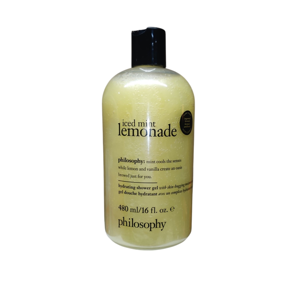 Philosophy Iced Mint Lemonade Hydrating  Shower Gel  Bubble Bath Shampoo